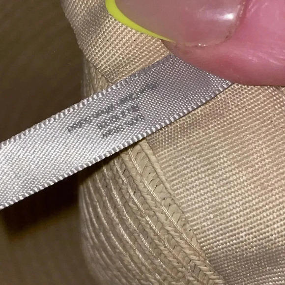 Tan Straw Woven Sun Hat DO NOT DISTURB Siesta Beach Outdoor 16.5" One Size - Picture 2 of 6